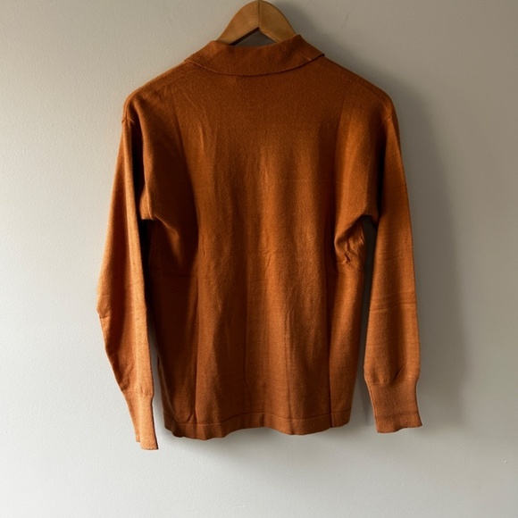 Guilty Lightweight Button Up Cardigan Carmel Women's Size Small fall soft cozy - Picture 3 of 11